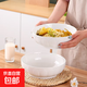 蓮華浮雕大湯碗家用2025新款裝湯簡(jiǎn)約9寸湯盆酸菜魚(yú)碗陶瓷創(chuàng)意碗 白色 9英寸 1個(gè) 蓮花碗