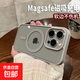 蘋(píng)果手機殼磁吸充電適用iPhone16promax15透明14大孔13防摔12簡(jiǎn)約11無(wú)線(xiàn)充電新款亞克力硅膠保護套 灰色【磁吸硬殼-軟邊框】 iPhone 16 Pro