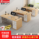 辦公桌員工位簡(jiǎn)約現代辦公室桌椅組合簡(jiǎn)易職員工作臺家用電腦桌子 【特價(jià)優(yōu)惠】100cm橡木色單人位 組裝