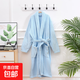 【質(zhì)感超好】浴袍女家用速干浴巾睡袍可穿可裹吸水浴裙浴衣長袖 藍(lán)色 均碼