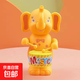 發(fā)條玩具打鼓兔子上弦小雞毛毛蟲小寶寶網(wǎng)紅卡通動物益智玩具 打鼓象1只裝