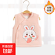 男童背心夾棉馬甲春秋冬外穿嬰兒加厚女寶寶坎肩加絨兒童馬夾保暖 小兔蘿卜 【秋冬款加絨加厚】 73