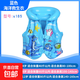 兒童游泳大浮力背心中小童通用初學(xué)者游泳裝備專業(yè)充氣馬甲救生衣 藍色海洋救生衣中號 無規(guī)格