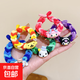 卡通手鏈頭繩皮筋編織手環(huán)發(fā)繩可愛(ài)兒童發(fā)圈學(xué)生情侶手飾品 卡通編織3個(gè)裝（不指定）