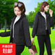 夾棉輕薄小棉襖女士短款棉服秋冬新款時(shí)尚連帽小個(gè)子休閑棉衣外套 黑色 L 85-105斤