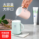 簡約創(chuàng)意漱口杯套裝家用洗漱杯情侶加厚牙刷杯帶手柄刷牙杯子牙缸 cat漱口杯【隨機顏色】*2