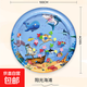 早教兒童拍拍水墊兒童嬰兒玩具寶寶引導(dǎo)早教防摔爬爬水墊大號踩水 100*100cm陽光海灘圓形