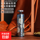 造閔集香水杯鈦杯雙層純鈦保溫杯抗菌保鮮送禮禮盒裝 藍(lán)色山茶花【雙層純鈦材質(zhì)】 180ML禮盒包裝