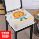 兒童增高墊餐椅加厚加高坐墊子四季透氣小學(xué)生吃飯學(xué)習寶寶座椅墊 音樂(lè )獅子【四季款厚度 10cm】 39×39cm