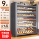 鞋柜鞋架收納柜一體靠墻家用新款2025超薄入戶(hù)柜大容量防塵柜子 九層灰-長(cháng)80寬35高144【常規】
