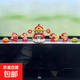 2025最新款爆款財神爺汽車(chē)擺件網(wǎng)紅中控臺屏幕趴趴車(chē)載車(chē)內裝飾品 6個(gè)裝＋大財神 10cm