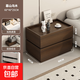 床頭柜輕奢高級感臥室收納柜替代神器創(chuàng  )意DIY自由組合積木儲物柜 組合-暮山木色_60*40*50CM