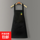 廚房家用防水可防油男女新款網(wǎng)紅圍裙韓版日系上班家務(wù)圍腰工作服 黑色仙人掌 【防水防油】