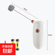 打奶器無(wú)線(xiàn)電池打泡器奶昔攪拌器家用烘焙工具跨境牛奶咖啡奶泡器 白色-電動(dòng)+電池套餐