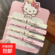 可愛(ài)櫻花貓咪鴨嘴夾少女化妝蓬松一字夾軟萌卡通ins風(fēng)百搭劉海夾 櫻花kt化妝夾【熱賣(mài)6件套】各3個(gè)