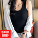 春秋吊帶背心女士大碼顯瘦外穿西裝內(nèi)搭打底衫無袖百搭上衣女 【單件】黑色 2XL 【121-140斤】