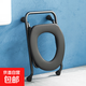 折疊坐便椅蹲便器蹲坑家用廁所椅子坐便器移動(dòng)坐便凳蹲廁老人孕婦 碳鋼折疊款 36cm高【單椅子】
