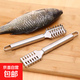刮鱗器刮魚鱗刨不銹鋼刮魚器魚鱗刷 1個