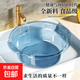 【新人紅包特權(quán)】廚衛(wèi)配件透明塑料洗臉盆家用美容院大號學(xué)生 塑料臉盆內(nèi)徑24厘米【1個(gè)裝】