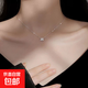 簡約冷淡風項鏈 銀色四葉草項鏈女小眾輕奢新款幸運葉子吊墜項鏈 【銀色四葉草】項鏈一條 FX款 無規(guī)格
