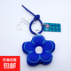 新款創(chuàng  )意可愛(ài)花朵鑰匙扣掛件可愛(ài)精致包包掛飾粉花掛件禮品 藍色/