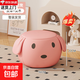 動(dòng)物小凳子家用換鞋凳客廳寶寶可愛(ài)風(fēng)小板凳坐墩加厚圓凳子小矮凳 【公主款】粉色小狗（進(jìn)口PU皮）