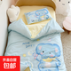幼兒園被子三件套純棉A類(lèi)被褥入園床品午睡專(zhuān)用開(kāi)學(xué)小被子六件套 快樂(lè )小象【A類(lèi)母嬰級】配手提袋 【純棉40s數碼印花】3斤棉花被-六件套