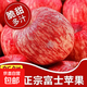 煙臺(tái)紅富士蘋果 脆甜多汁 時(shí)令生鮮水果整箱批發(fā)精選生鮮 山東大蘋果凈重8.5斤75mm-80mm