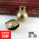 虎頭鈴鐺虎口純銅響鈴鐺寵物貓狗項圈掛件吊墜手工裝飾品配件材料 虎頭銅鈴鐺【1.4cm】1個(gè)+1根紅繩