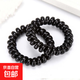【配飾】?jì)和l(fā)飾電話(huà)線(xiàn)發(fā)圈塑料手環(huán)大號黑色加粗扎頭發(fā)馬尾頭繩 大號黑色電話(huà)線(xiàn)【隨機1個(gè)裝】