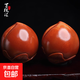 百核匯巴西進(jìn)口大橄欖核壽桃手球光珠核雕桃子素核原籽手捻文玩手 34mm壽桃一對