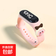 熱賣(mài)新款可愛(ài)卡通LED公仔創(chuàng  )意學(xué)生電子表塑膠防水手環(huán)觸控電子表 粉紅色 膚色棉花糖