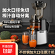 NFC原汁機不銹鋼大口徑多功能家用電動(dòng)榨汁機商用全自動(dòng)冷壓炸果汁果蔬機渣汁分離豆漿機冰淇淋機 【頂配冰淇淋網(wǎng)-玄雅黑】99%純汁率