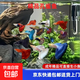 冰藍(lán)色孔雀魚(yú)活魚(yú)精品純種大尾巴鳳尾魚(yú)熱帶觀賞魚(yú)小型好養(yǎng)耐活魚(yú) 雜袍孔雀10送5(共15條)