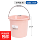 塑料水桶手提加厚洗衣桶家用多功能盆桶套裝圓形桶宿舍洗衣桶水桶 7011單水桶（31cm） 1個(gè)裝（顏色隨機）