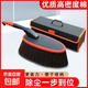 洗車(chē)拖把不傷車(chē)專(zhuān)用除塵撣子冬天擦車(chē)刷子掃汽車(chē)干濕兩用清潔毛刷 咖色旋轉蠟刷+【收納箱】