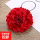 韓版牡丹花花朵胸花大花朵高檔布藝胸針花朵絕美配飾頭花多色可選 大紅色