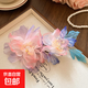 網(wǎng)紗花朵珍珠蝴蝶流蘇發(fā)夾超仙古風(fēng)氣質(zhì)鴨嘴夾時(shí)尚甜美國(guó)潮發(fā)飾女 鴨嘴夾-粉紫色-單只