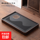 烏金石茶盤(pán)家用茶具托盤(pán)瀝水小型輕奢現代干泡臺小茶臺蓄排水茶海 大實(shí)木遠山仿烏金53*33儲排款