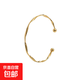莫比烏斯手鐲女開(kāi)口式可調(diào)節(jié)手鐲時(shí)尚港風(fēng)手鏈女 S210金色