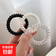 【透明電話(huà)線(xiàn)頭繩】小橡皮筋發(fā)國女扎頭發(fā)繩頭飾電線(xiàn)2024年新款 【隨機12個(gè)裝】#12