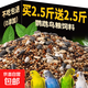 鸚鵡飼料玄鳳虎皮鳥(niǎo)糧十合一混合鳥(niǎo)類(lèi)食品牡丹文鳥(niǎo)專(zhuān)用糧食 5斤【買(mǎi)2.5送2.5斤】混合營(yíng)養糧