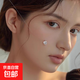s925純銀人魚(yú)之淚莫桑石鎖骨項鏈女生精致貴氣感隱形透明時(shí)尚魚(yú)線(xiàn) 6mm莫桑石 白金色40cm