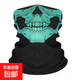 摩托車(chē)騎行面罩幽靈反光面罩海豹骷髏戰術(shù)頭套美軍頭套 1個(gè)綠色