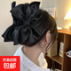 大蝴蝶結很顯頭_緞面黑色發(fā)抓鯊魚(yú)夾女發(fā)夾后腦勺量多發(fā)卡抓夾ins 黑色大蝴蝶結抓夾【單個(gè)裝】