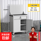 移動(dòng)重型五金工具柜汽修維修柜車(chē)間收納柜多功能工具箱工具推車(chē) 新款灰白一抽工具柜-含掛網(wǎng)