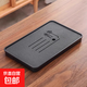 烏金石茶盤(pán)功夫茶具家用石粉合成蓄排水小型茶臺茶托盤(pán)茶幾小套裝 大號靜字茶盤(pán)37CM