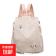 休閑雙肩包女2026新款大容量旅行包國風(fēng)刺繡女士防盜背包女包包 卡其色