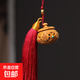 新了綠檀芭比檀木鏤空香囊球古風(fēng)車(chē)載掛件鑰匙吊墜背包掛飾 綠檀香囊19