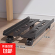 電腦主機托架支架可移動(dòng)機箱底座帶滑輪置物架家用臺式辦公室托盤(pán) 升級款-伸縮加厚款-1.2mm